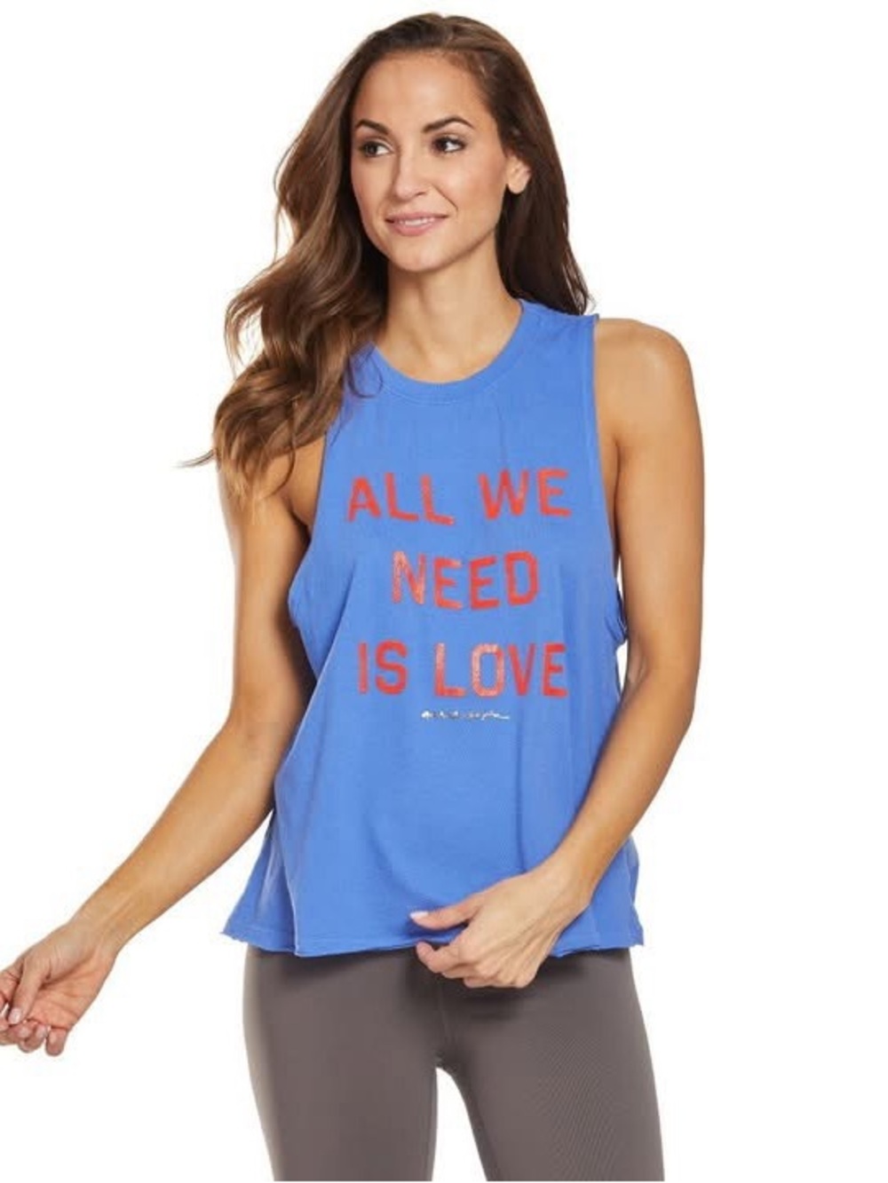 Spiritual Gangster Blue Sleeveless tank top